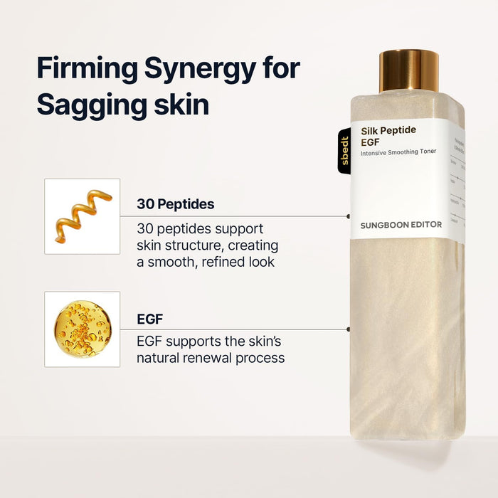 Sungboon Editor Silk Peptide EGF Intensive Smoothing Toner 300ml