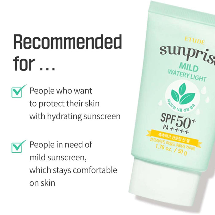 Sunprise Mild Watery Light SPF50 PA+++ - Korean-Skincare
