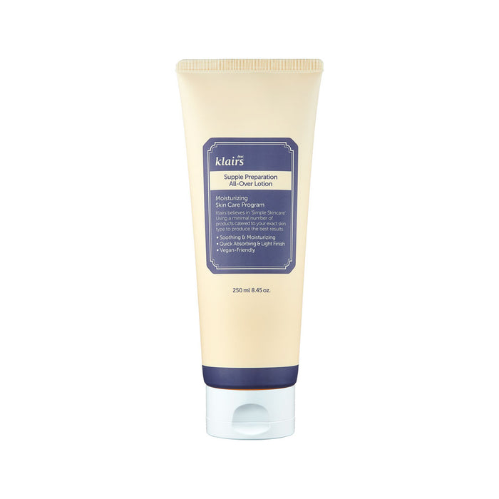 KLAIRS Supple Preparation All Over Lotion Nudie Glow Korean Beauty Skin Care Australia