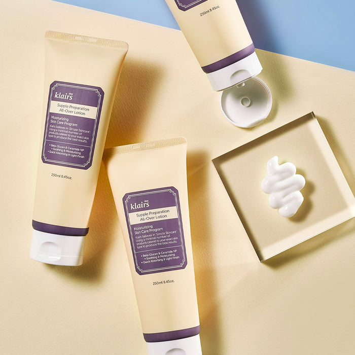 KLAIRS Supple Preparation All Over Lotion Nudie Glow Korean Beauty Skin Care Australia