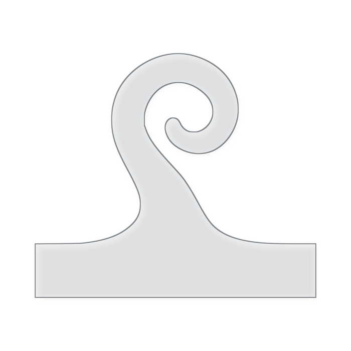 Swirl Charcuterie Board Handle Router Template
