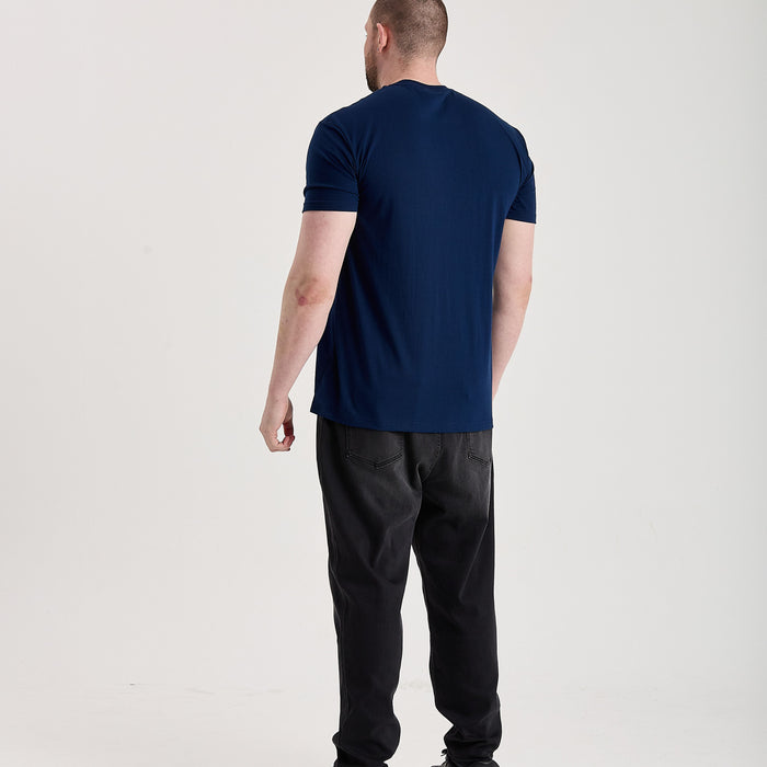 Tall Deep Blue Crew Neck