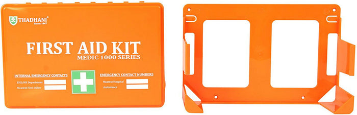 Thadhani Medic 1000 Series 10 Person First Aid Kit | Wall Mount Industrial Emergency Medical Kit
