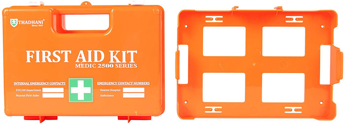 Thadhani Medic 2500 Series 25 Person First Aid Kit | ANSI Type III Industrial Emergency Medical Kit