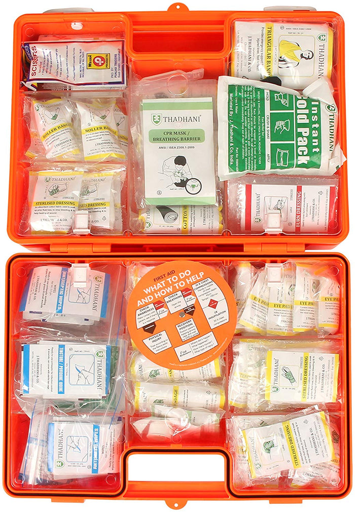 Thadhani Medic 7500 Series 75 Person First Aid Kit | ANSI Type III Industrial Emergency Medical Kit