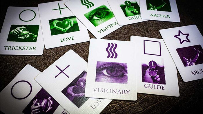 PlayingCardDecks.com-The Darkwave and Lightwave ESP Set