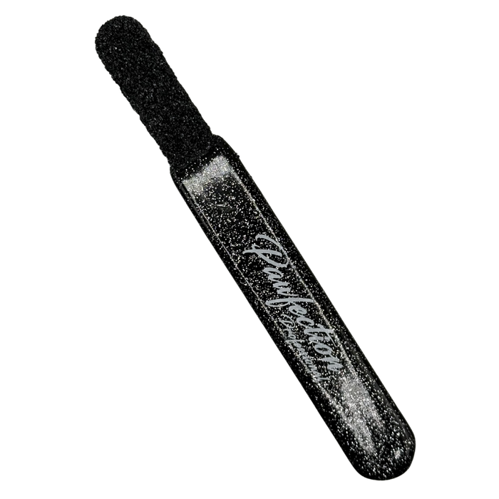 Thin Curved Stripping File (COARSE) w/ Black Glitter Handle