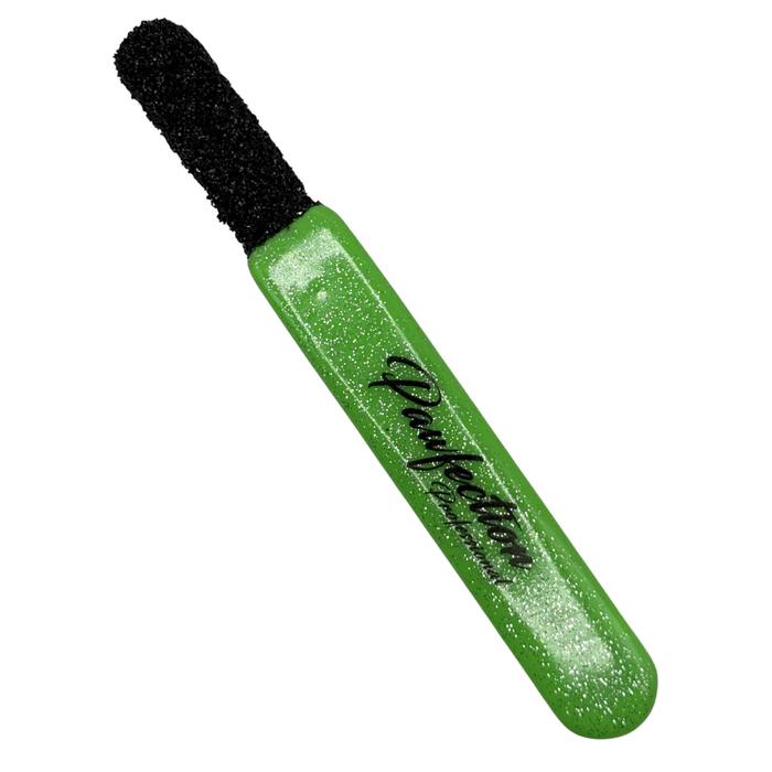 Thin Curved Stripping File (COARSE) w/ Green Glitter Handle