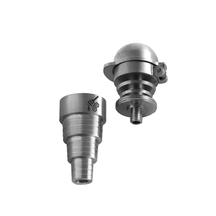 Titanium 6 In 1 Baseball Carb Cap Dab Nail