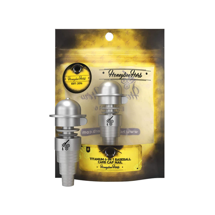 Titanium 6 In 1 Baseball Carb Cap Dab Nail