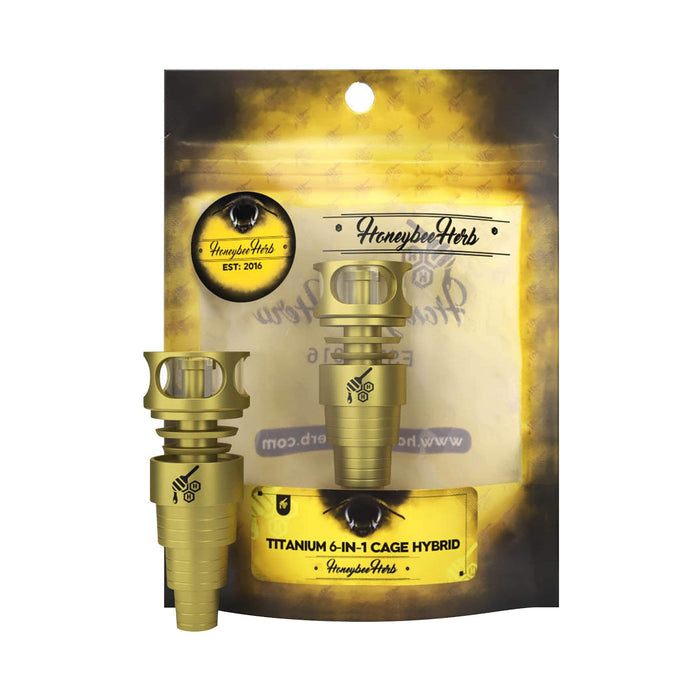 Titanium 6 In 1 Cage Hybid Dab Nail