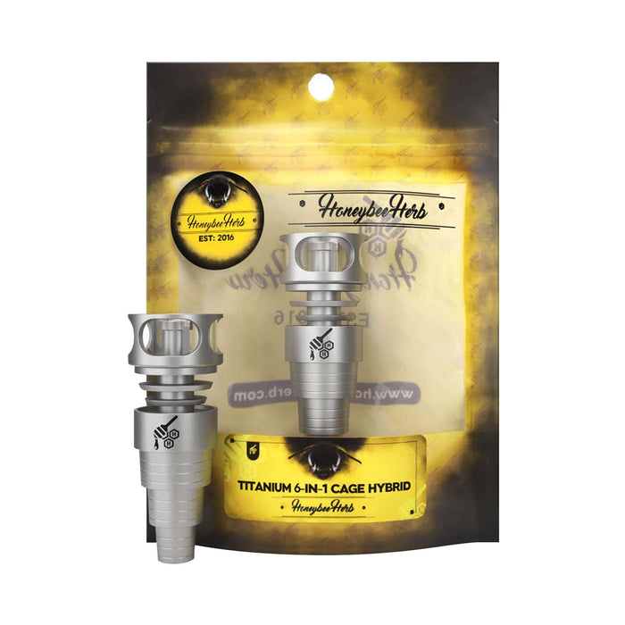 Titanium 6 In 1 Cage Hybid Dab Nail
