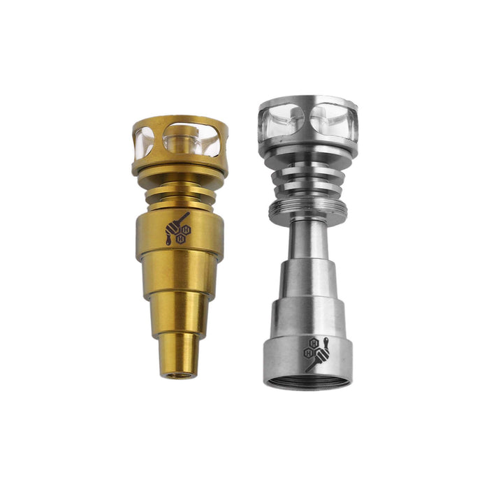 Titanium 6 In 1 Cage Hybid Dab Nail