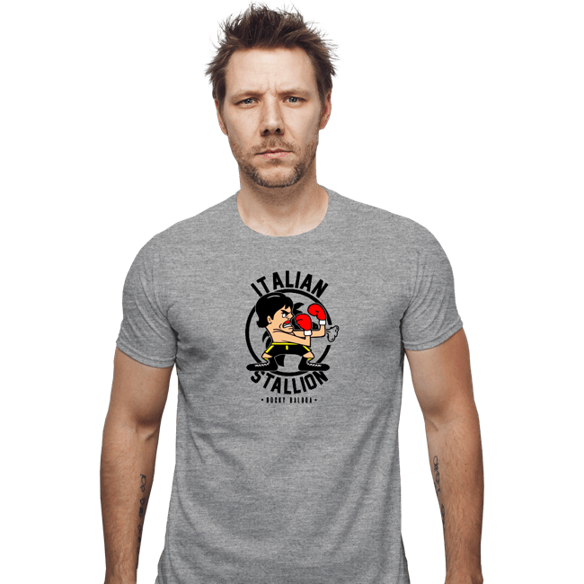 Shirts Fitted Shirts, Mens / Small / Sports Grey Train Harder!