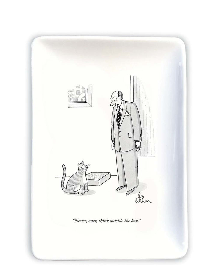 Trinket Tray New Yorker Never, Ever Think