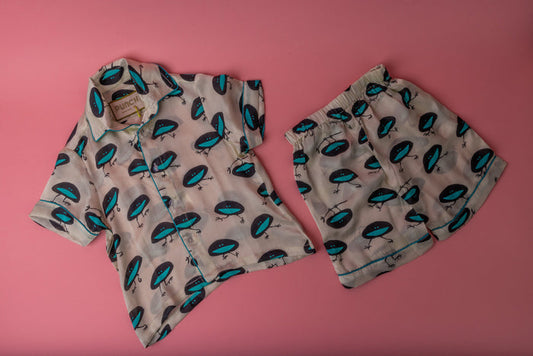 TROPICAL PUNCH Pajama Set Dodo White - Kids
