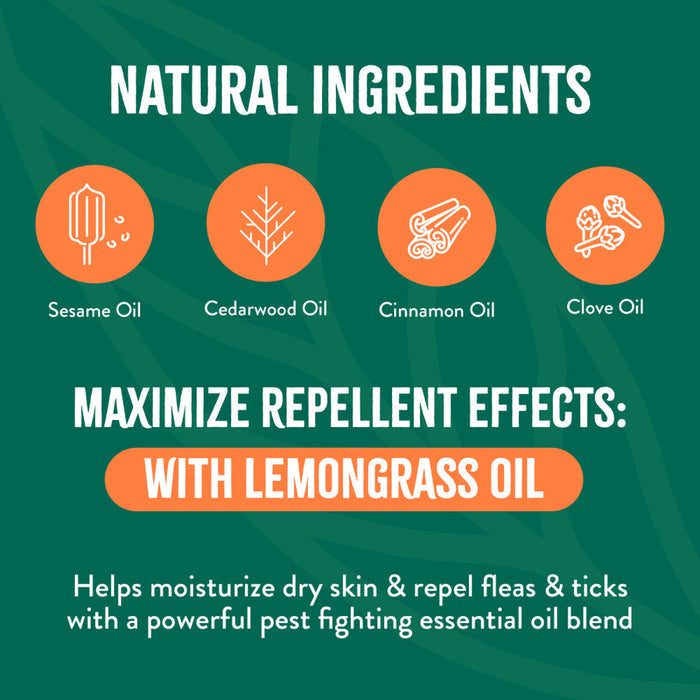 TropiClean Natural Flea + Tick Max Strength Shampoo Gallon