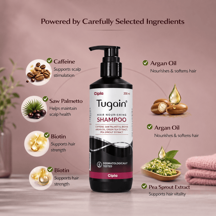 Tugain Hair Nourishing Shampoo 200ml - Cosmosentials
