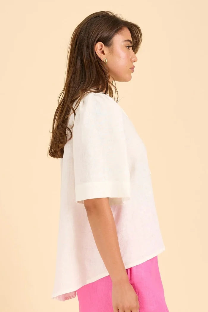 Tulip Blouse - Ivory