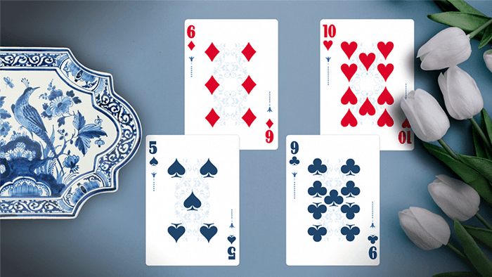 PlayingCardDecks.com-Tulip White Playing Cards LPCC