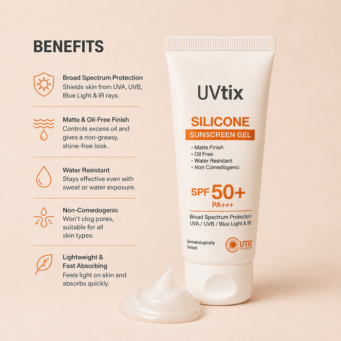 Uvtix Silicone Sunscreen Gel - Cosmosentials