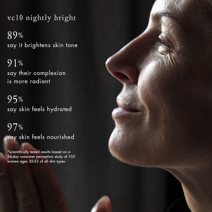 vc10 daily glow + vc10 nightly bright + vc10 eye bright contour + vc10 dark spot solution