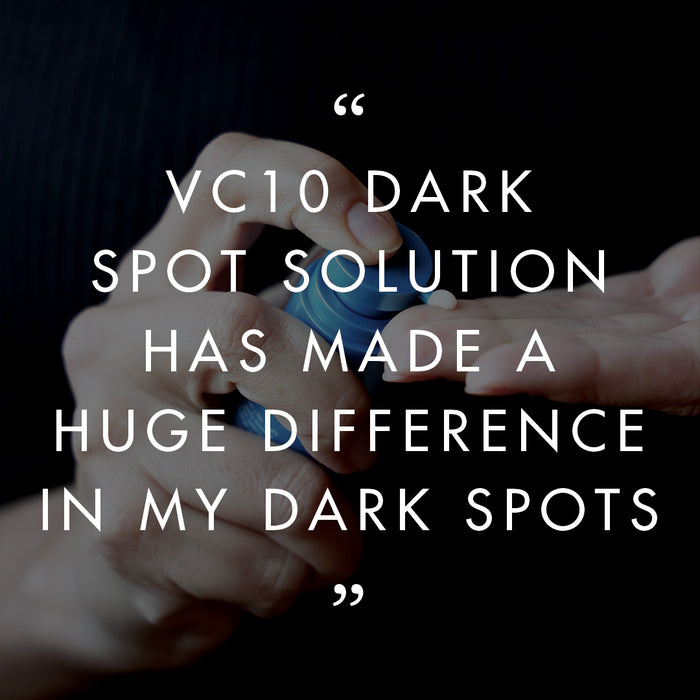 vc10 daily glow + vc10 nightly bright + vc10 eye bright contour + vc10 dark spot solution