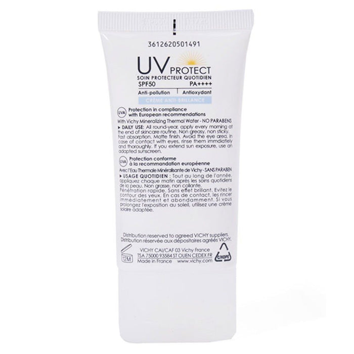 Vichy Uv Protect Anti Shine Cream Spf50 40 ml - Makkah Pharmacy