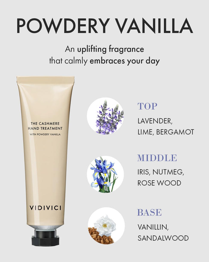 Vidivici The Cashmere Hand Treatment 50ml Powdery Vanilla