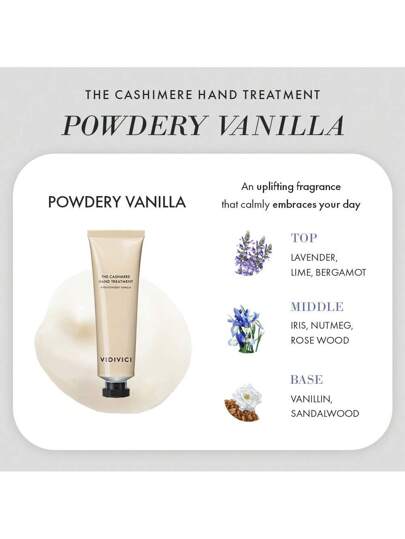 Vidivici The Cashmere Hand Treatment 50ml Powdery Vanilla