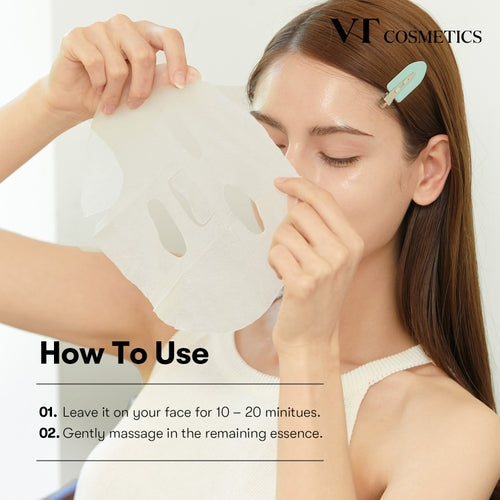 VT Cosmetic Daily Soothing Mask Facial Sheet Mask for Moist & Hydrating / 30ea