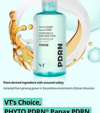 VT Cosmetics Phyto PDRN Panax Toner 250ml / 8.45 fl. oz.