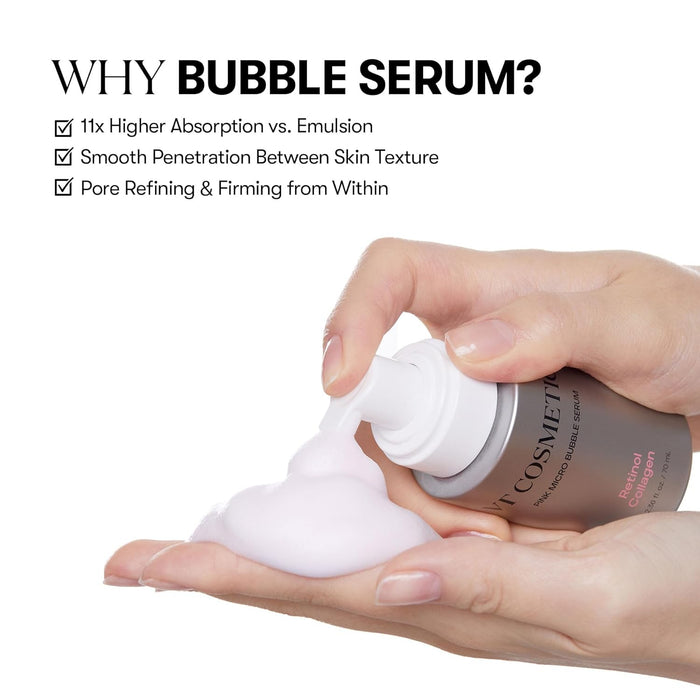 VT Cosmetics Retinol Collagen Pink Micro Bubble Serum 70ml / 2.36 fl. oz.