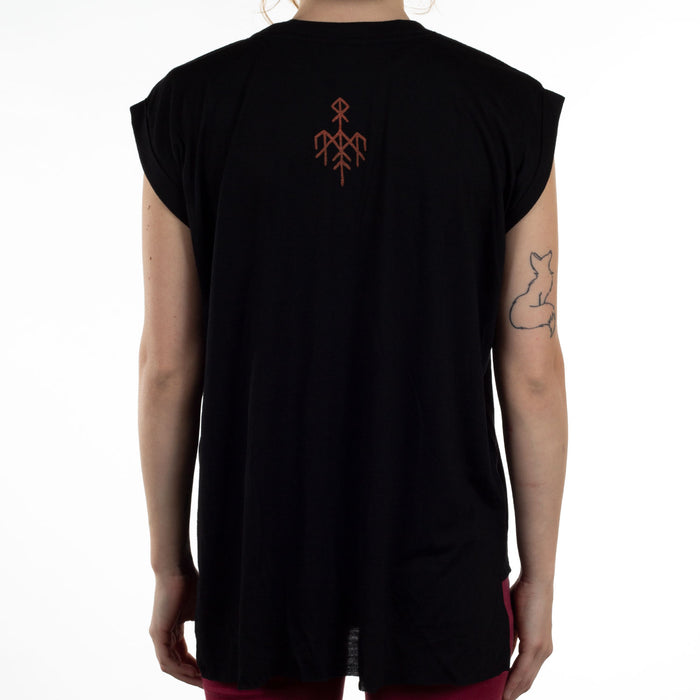 Wardruna "Odin Sleeveless (Black)" Girls T-shirt