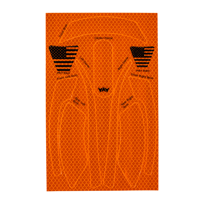 WaveCel T2+ Reflective Sticker Kit- White - Ironworkergear