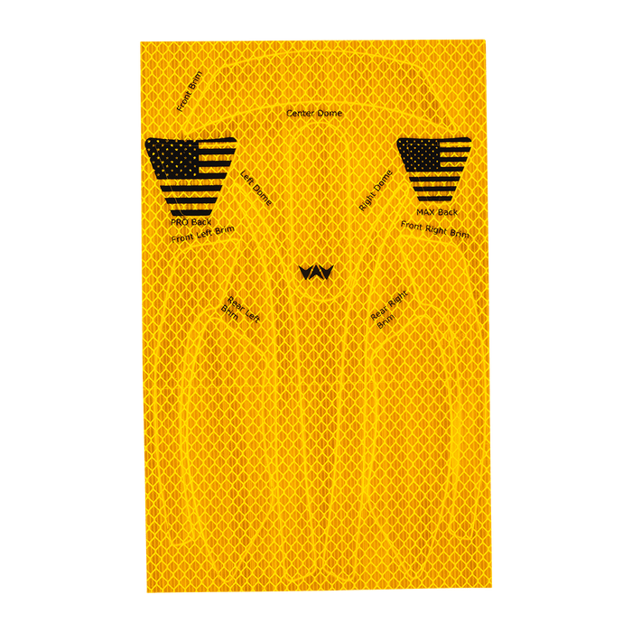 WaveCel T2+ Reflective Sticker Kit- White - Ironworkergear