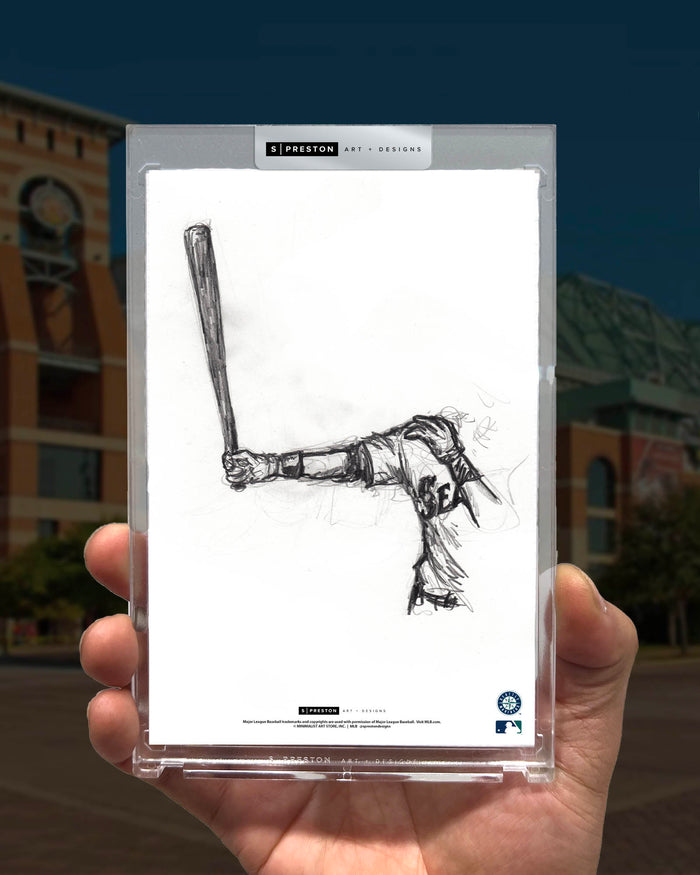 Welcome Back to Seattle Sketch Art Slab
