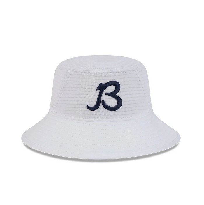 White Chicago Bears 2024 NFL Training Camp Stretch Bucket Hat "B"