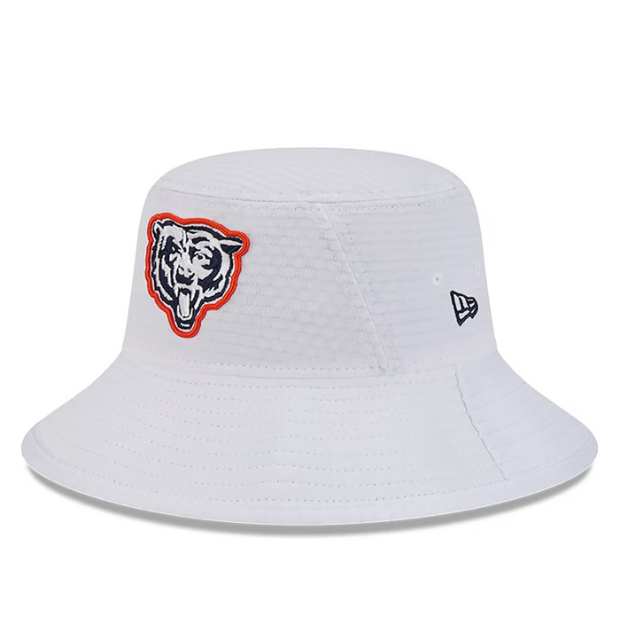 White Chicago Bears 2024 NFL Training Camp Stretch Bucket Hat