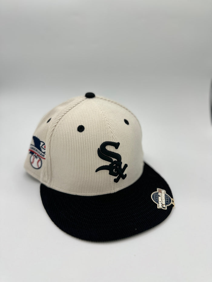 White Sox 2 Tone Chrome Corduroy 59Fifty Fitted