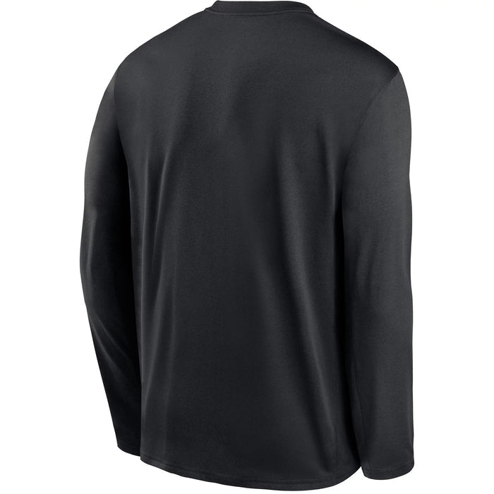 White Sox Nike Black Authentic Collection Legend Long Sleeve Tee-1