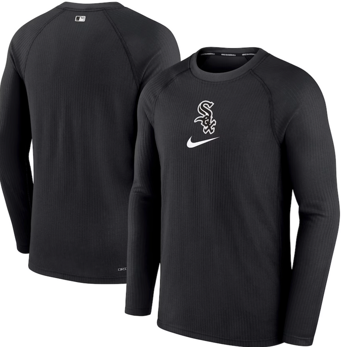 White Sox Nike Black Authentic Collection Performance Long Sleeve