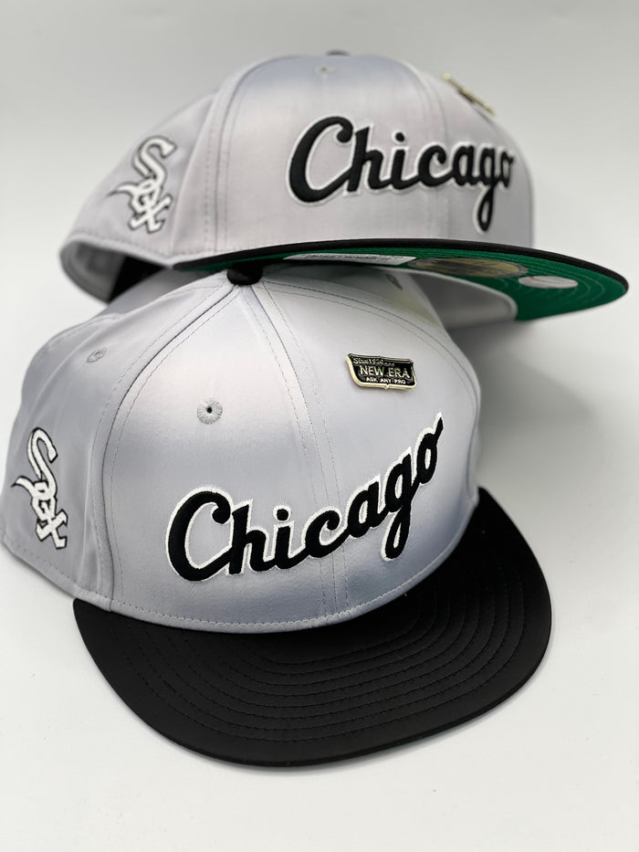 White Sox Grey 2 Tone Satin 59Fifty Fitted-1