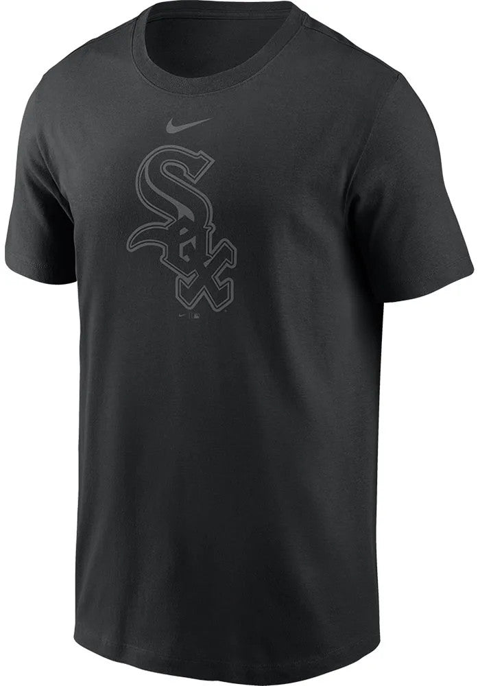 White Sox Pitch Black Nike Primary Logo Tee-1