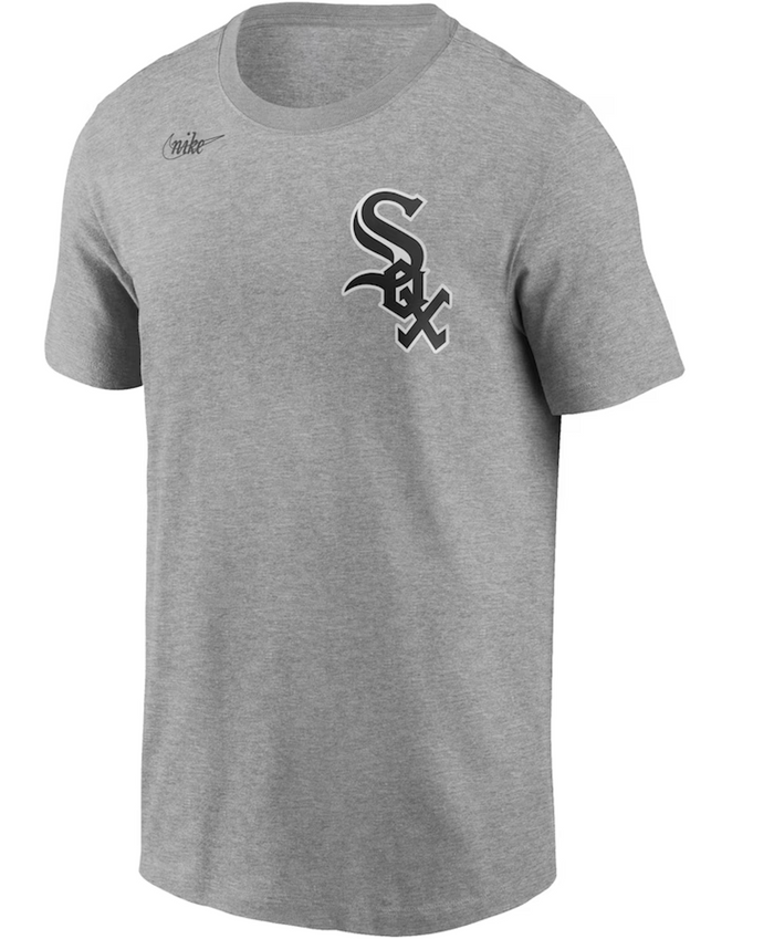 White Sox Road Nike Frank Thomas #35 Player T-shirt-1