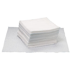 White Taskbrand Airlaid Medium Duty Quarter Fold Poly Bagged - 12" x 13" (800/case)