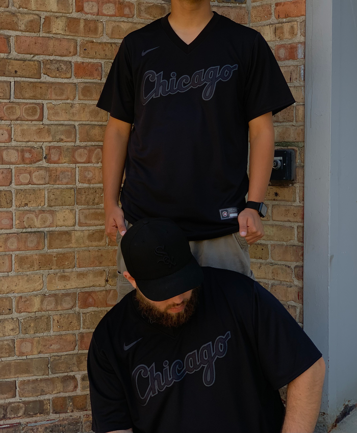 WhiteSox Pitch Black Blank Replica Jersey