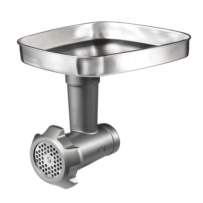 Wolf Gourmet High Performance Stand Mixer Food Grinder Attachment displayed on a white background