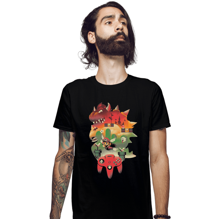 Shirts Fitted Shirts, Mens / Small / Black World of Adventure