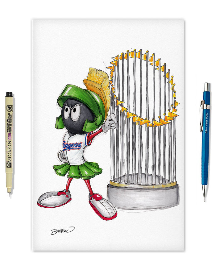 World Series Marvin The Martian 2023 Limited Edition Art Print